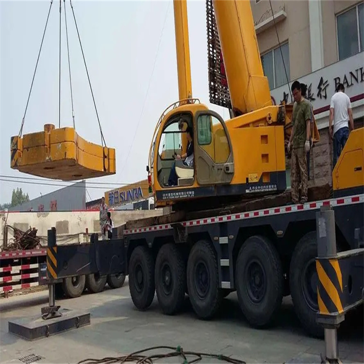 惠州当地吊车出租|机器吊装|75吨|工厂搬迁服务